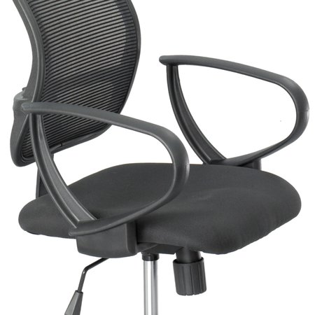 SAFCO Extended Height Mesh Chair, Black, PK2 3396BL